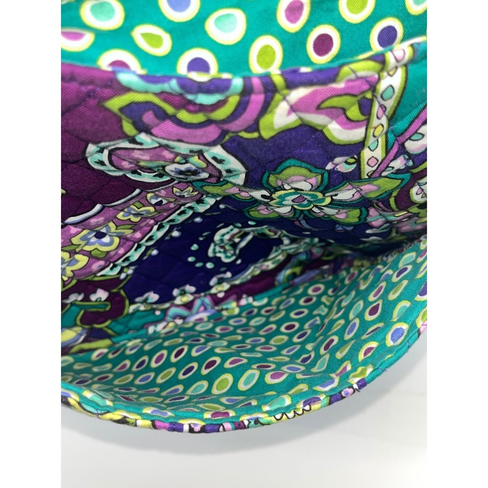 Vera‎ Bradley Crossbody Bag Quilted Purple Paisley Floral Everyday Purse - Picture 8 of 11